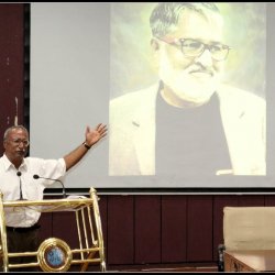 Eklavya’s CN Subramaniam remembering Rex D’Rozario in the event on May 13, 2017
